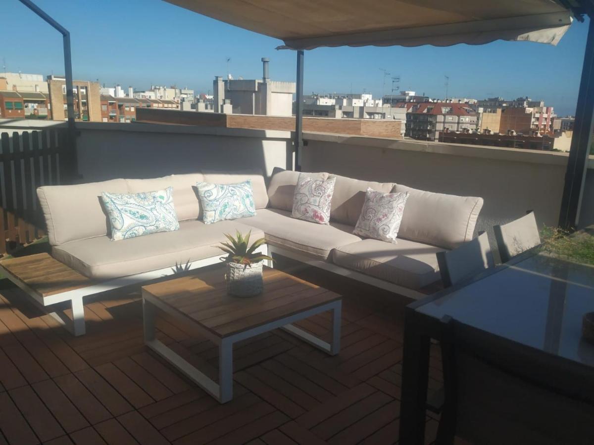 Apartamento Atic Montsia - Atic Amb Chill-Out Amposta Exterior foto